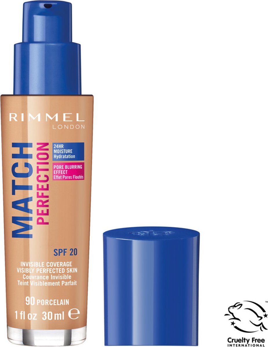 Rimmel London Match Perfection Foundation 090 Porcelain