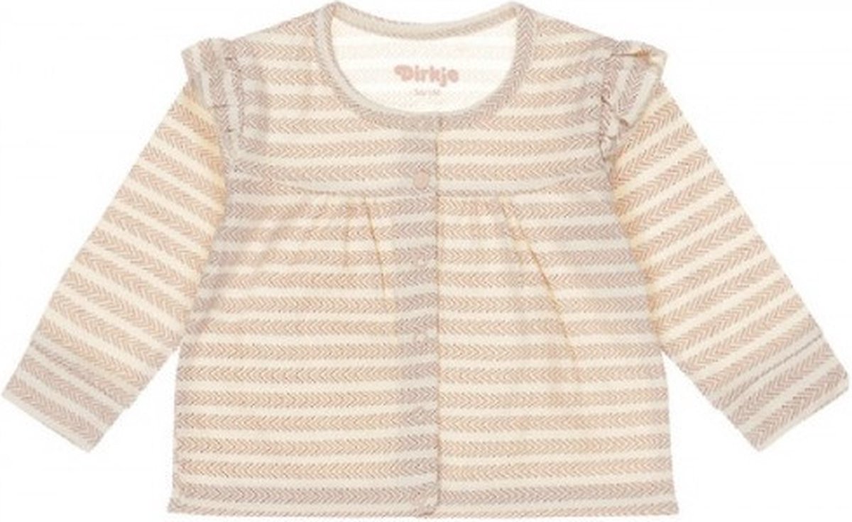 Dirkje-Baby Meisjes vest-Off White