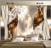 Fotobehangkoning - Behang - Vliesbehang - Fotobehang - Ethereal Sheen - Diamanten Luxe - 100 x 70 cm