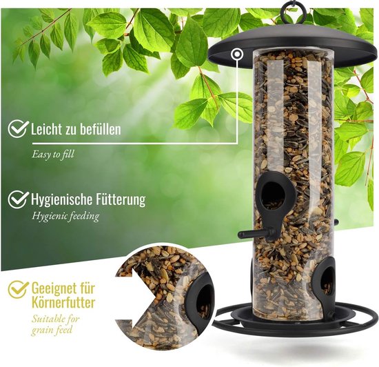 Vogelvoer, 20 kg premium wildvogelvoer zonder schil, strooivoer
