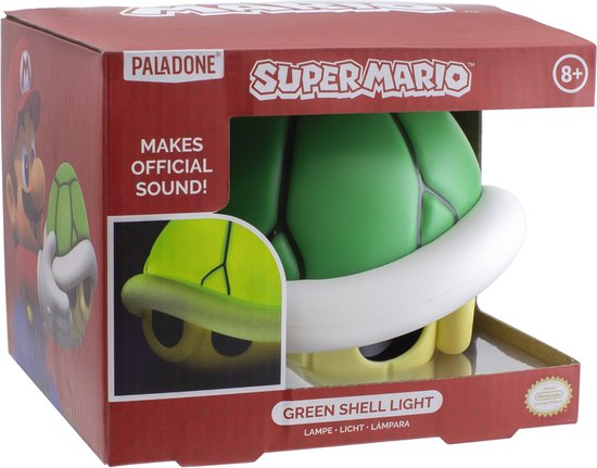 Paladone Super Mario - Green Shell Lamp met Geluid - Mario Kart van Paladone — afbeelding 5