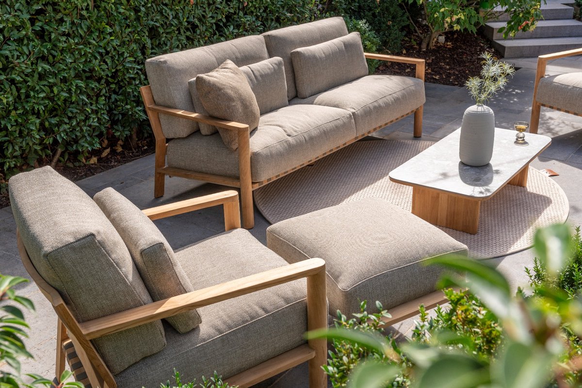 4 Seasons Outdoor Lucas voetenbank - teakhout