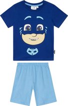 PJ-Masks Pyjama met korte mouw - blauw - Maat 110