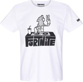 Fortnite T-shirt met korte mouw - wit - Maat M