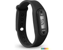*** LCD Stappenteller - Digitaal - Calorieënteller - Zwart - Gezond wandelen lopen - van Heble® ***