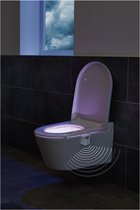 LIVARNO LED WC Licht 8 verschillende kleuren - Toiletbril Licht voor in de Nacht - LED Lamp voor WC - Toilet Licht Lamp - Toiletpotverlichting - WC Lamp met Beweeg Sensor - Automatische Toilet Verlichting