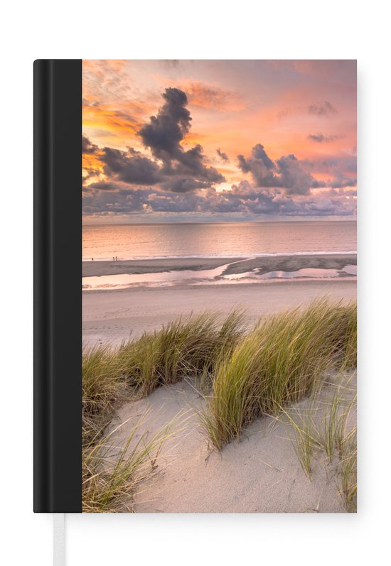 Notebook Am Strand Notitieboek - Schrijfboek - Zonsondergang - Duin - Strand - Planten ...