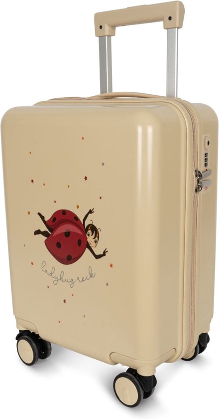 Konges Slojd - Valise de voyage - Bagage à main - Ladybug - 45x30x21cm - Valise enfant