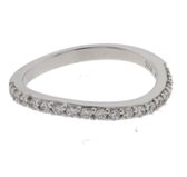 Behave Ring - argent - argent 925 - avec pierres - bague minimaliste - taille 52 - 16,5 mm