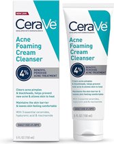 Cerave acne foaming cleanser-acne cleanser-acne verwijderen-puisten verwijderen-mee eters verwijderen-150 ml