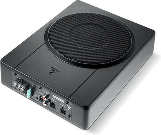 Focal ISUB ACTIVE 2.1 - Autosubwoofer - Underseat subwoofer - incl. 2 kanaals versterker - 8 inch - 20cm - Actieve subwoofer - 260 Watt + 2x 55 Watt