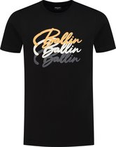 Ballin Amsterdam - Heren Regular fit T-shirts Crewneck SS - Black - Maat XL