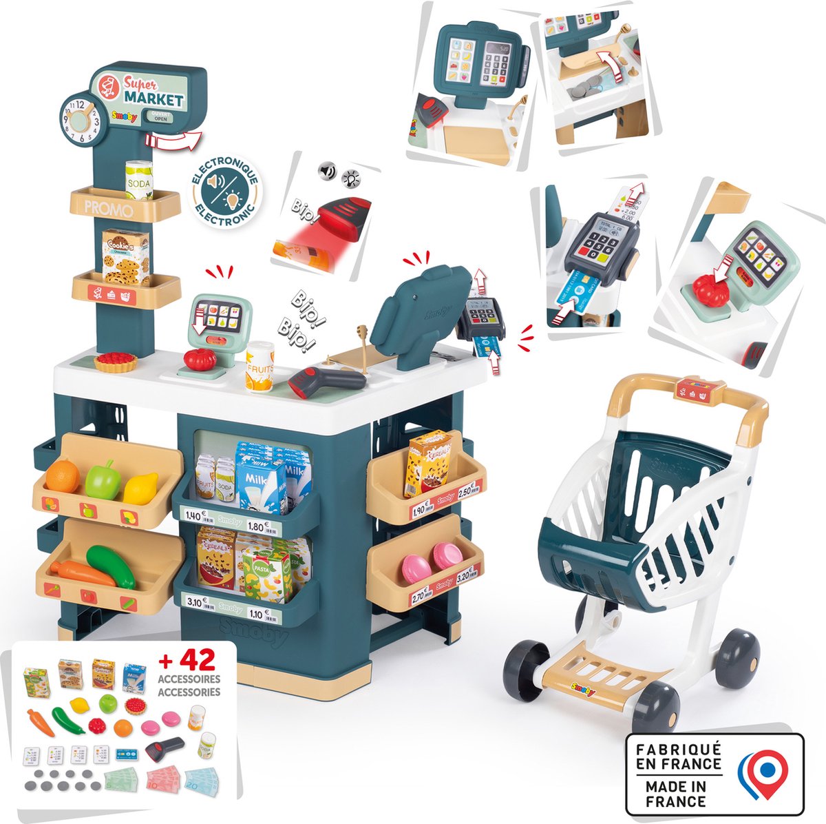 Smoby - Super Market - Speelgoedwinkeltje — afbeelding 3