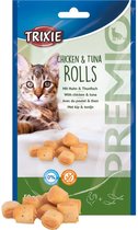 Trixie Chicken & Tuna Rolls - kattensnack - 5 zakjes van 50 gram -