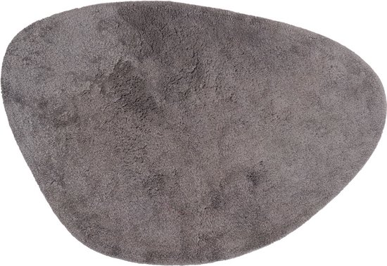 Badmat Beach - Grey 80 x 100 cm - Asymmetrische Katoenen Badmat
