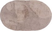 Badmat Boaz - Taupe Ovale 50 x 80 cm