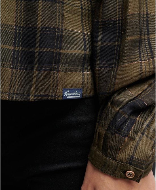 Superdry Geruite blouse met lange mouwen Dames Tops bol