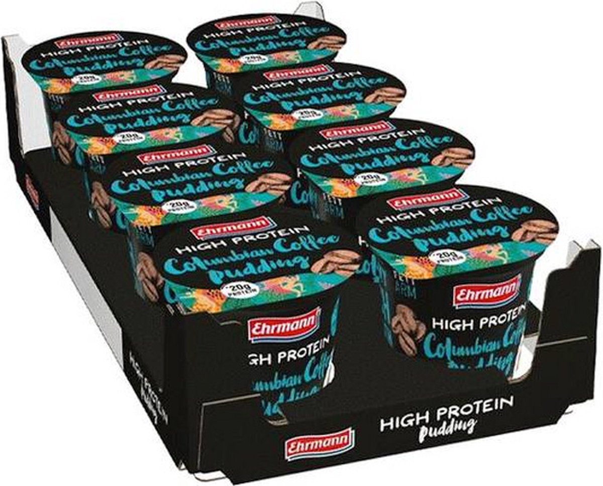 Ehrmann High Protein Pudding Columbian Coffee (8Pack) bol