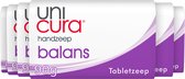 6x Unicura Tabletzeep Anti Bacterieel Balans 180 gr