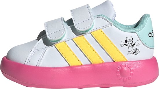 adidas Sportswear Grand Court Minnie Tennis Sportswear Schoenen Kids - Kinderen - Wit- 25 1/2