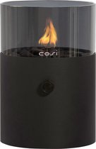 Cosiscoop XL Black Smoked Gaslantaarn - Unieke sfeermaker - Voor binnen en buiten - Brand 5 tot 6 uur op een gascartouche