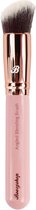 Boozyshop ® Blending Brush Pink & Rose Gold - Blush Brush - Contour Kwast - Angled Poederkwast - Make-up Kwasten - Hoge Kwaliteit