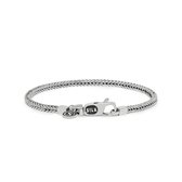 SILK Jewellery - Zilveren Armband - Chevron - 150.19 - Maat 19,0