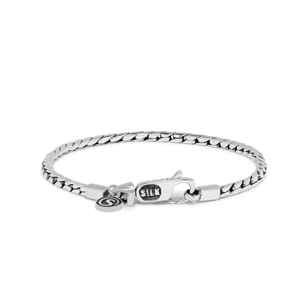 SILK Jewellery - Zilveren Armband - Dua - 248.18 - Maat 18,0
