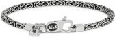 SILK Jewellery - Zilveren Armband - Connect - 151.16 - Maat 16