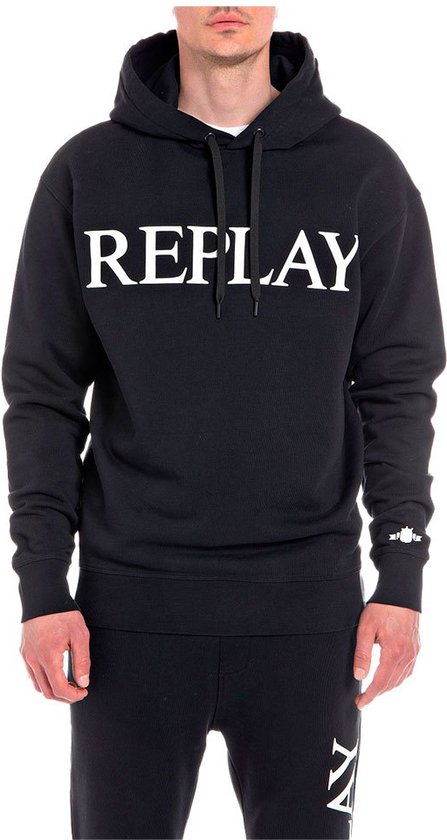 Replay Pure Logo Hoodie Trui Mannen