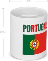 Akyol - portugal vlag Spaarpot - Portugal - reizigers - verjaardagscadeau - souvenir - vakantie - kado - gift - geschenk - 350 ML inhoud