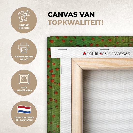 Tableau sur toile Marguerite Gachet au piano - Vincent van Gogh - 50x50 cm - Décoration murale