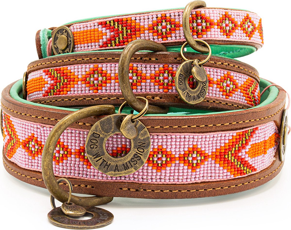 Beads Sweet Mae Hondenhalsband S (Halsomvang 30-33 cm / 2,5 cm)