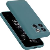 Cadorabo Hoesje geschikt voor OnePlus 10T / ACE PRO in LIQUID GROEN - Beschermhoes gemaakt van flexibel TPU silicone Case Cover