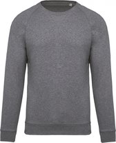 Sweatshirt Kind 8/10 Y (8/10 ans) Kariban Ronde hals Lange mouw Grey Heather 80% Katoen, 20% Polyester
