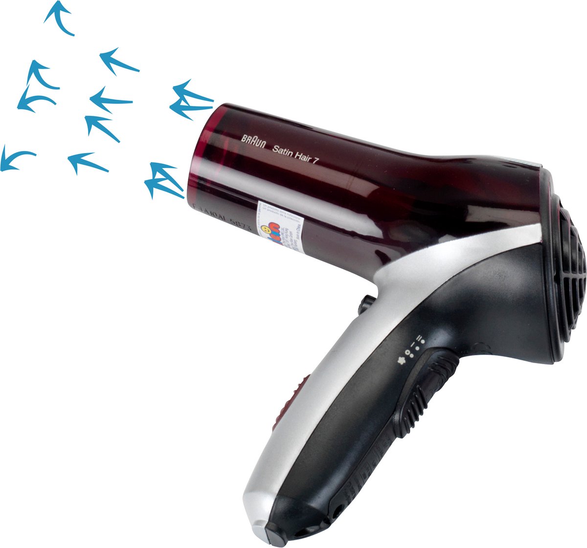 Klein Toys Braun Satin Hair 7 mega speelgoed kappersset - incl. accessoires - zwart - roze — afbeelding 2