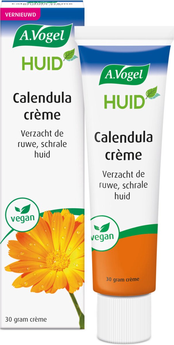 A.Vogel Calendula Crème - Verzacht de ruwe, schrale huid. - 30 g