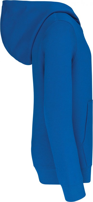 Sweatshirt Kind 10/12 Y (10/12 ans) Kariban Lange mouw Light Royal Blue / Yellow 80% Katoen, 20% Polyester