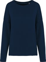 Sweatshirt Dames L/XL Kariban Ronde hals Lange mouw Navy 87% Katoen, 9% Polyester, 4% Viscose