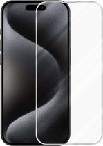 Cadorabo Screenprotector geschikt voor Apple iPhone 15 PRO MAX - Pantser film Beschermende film in KRISTALHELDER Geharde (Tempered) display beschermglas in 9H hardheid met 3D Touch