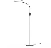 SBR Glow Vloerlamp - Staande lamp - Leeslamp - 3 lichtkleuren - Dimbaar - in hoogte verstelbaar - Daglichtlamp - Zwart