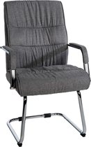 CLP Sievert Bezoekersstoel - Stof donkergrijs