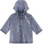 Konges Slojd Regenjas - Brume Glitter Raincoat - Pearl Blue - Maat 18 mnd