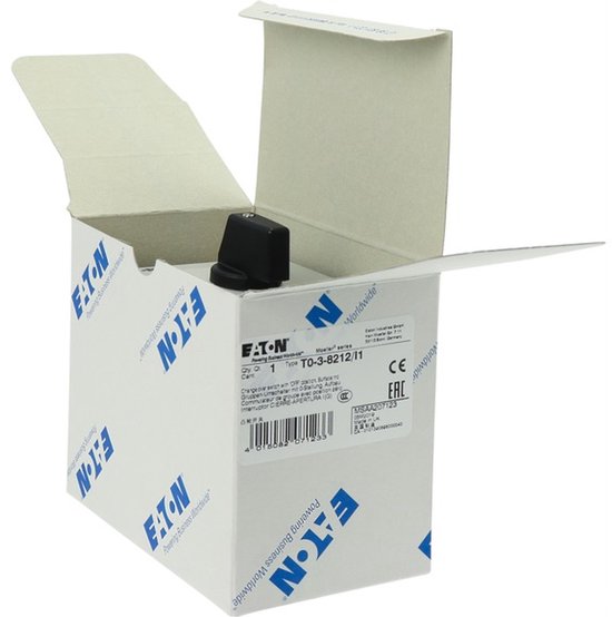 Eaton T0-3-8212/I1 Commutateur à cames 20 A 2 x 60 ° gris, noir 1 pc(s)