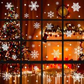 212 stuks sneeuwvlokken raamafbeeldingen Kerstmis raamstickers kerststickers raamdecoratie kerstversiering