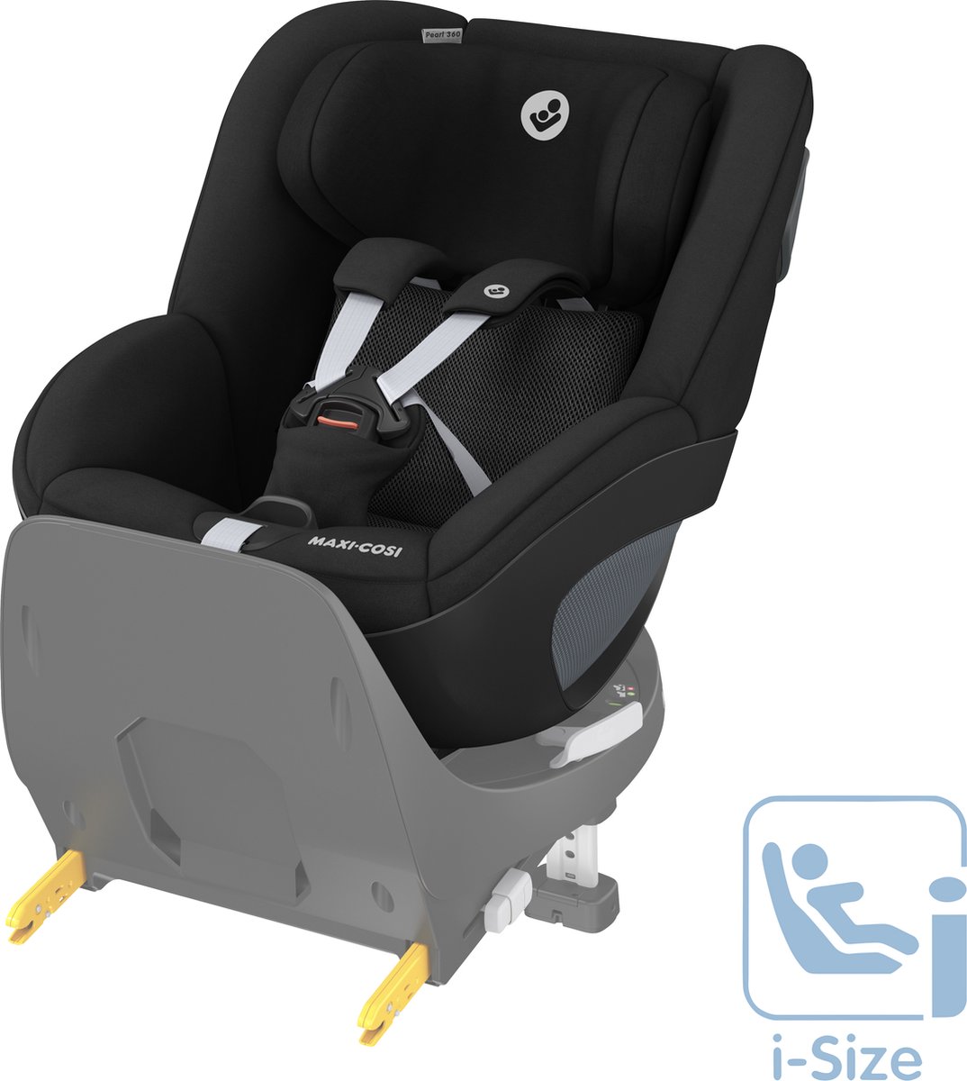 Maxi-Cosi Pearl 360 i-Size - Autostoeltje - ca. 3 maanden tot 4 jaar - FlexiSpin-Rotatie met één hand - Authentic Black – foto 6