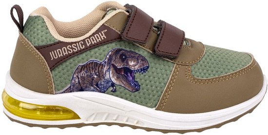 Chaussures de sport avec LED Jurassic Park Velcro Vert - 28