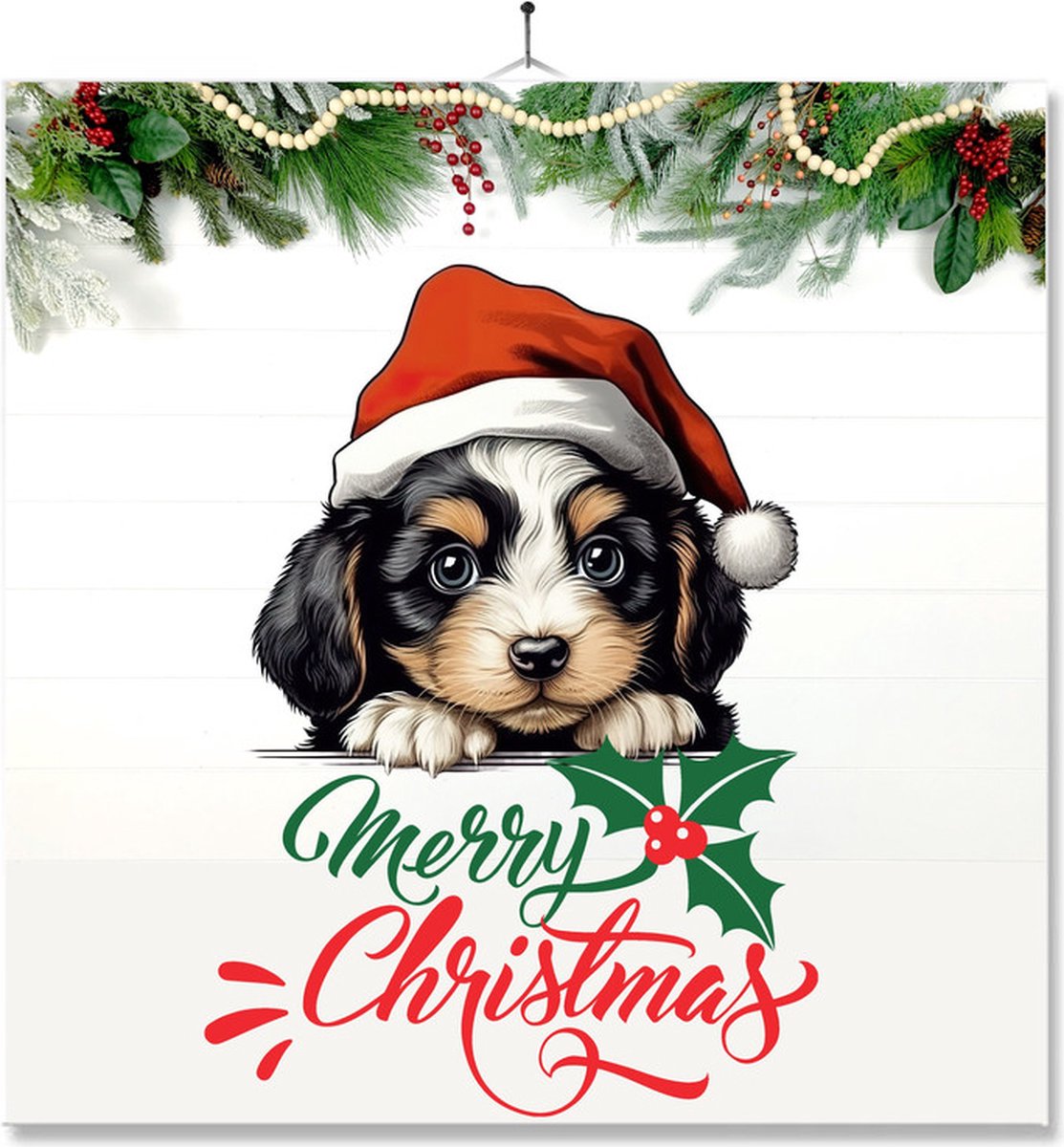 Kersttrui Unisex Merry Christmas Tree Graphic - Kersttrui Voor Dames En Heren