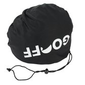 GOOFF® helmhoes zwart - bescherming van je speed pedelec helm of snorfiets helm - geschikt voor alle maten lichtgewicht snorscooterhelm met NTA 8776 certificering