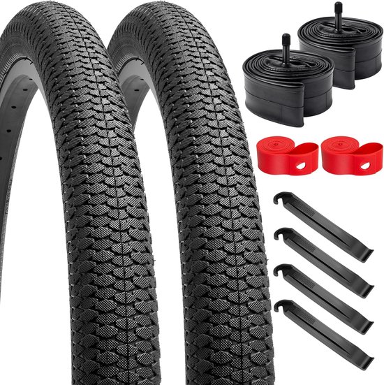 pneus 20 x 1,95 pouces 53-406 pour BMX, VTT, VTT, veste de vélo ou veste de  vélo pour